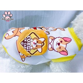 Áo ba lỗ Corgi cho Thú Cưng Chó/Mèo Siêu Dễ Thương
