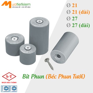  Ø21 Ø27  BÁN SỈ  Bít Phun Béc Phun tưới cây tự động PVC phi 21 27 ngắn và dài phụ kiện ống nước SIÊU THÀNH 