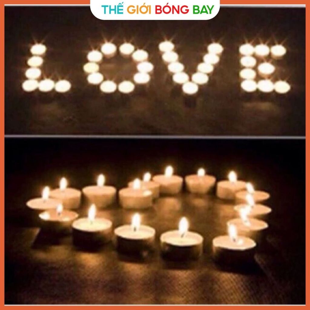 Nến tealight vỉ 10 viên, 20 viên