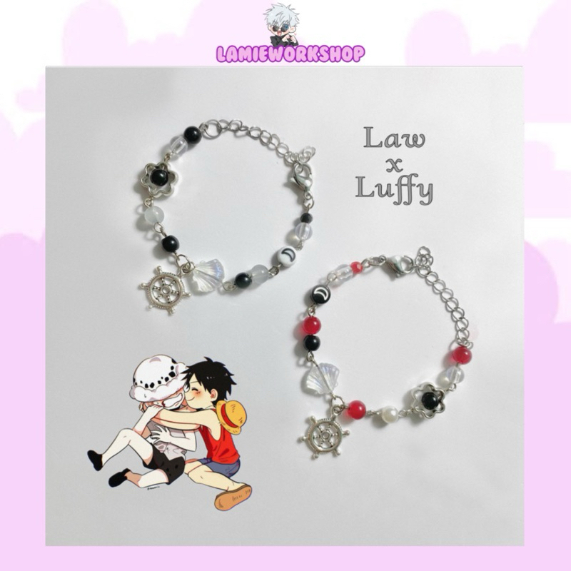 Vòng tay đôi Law x Luffy | Law and Luffy Matching Bracelets