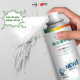 (BẢN CẢI TIẾN 2025) Bình sơn xịt màu trắng sơn tường chai sịt sơn sạch nấm mốc vết bẩn ENO-ST04