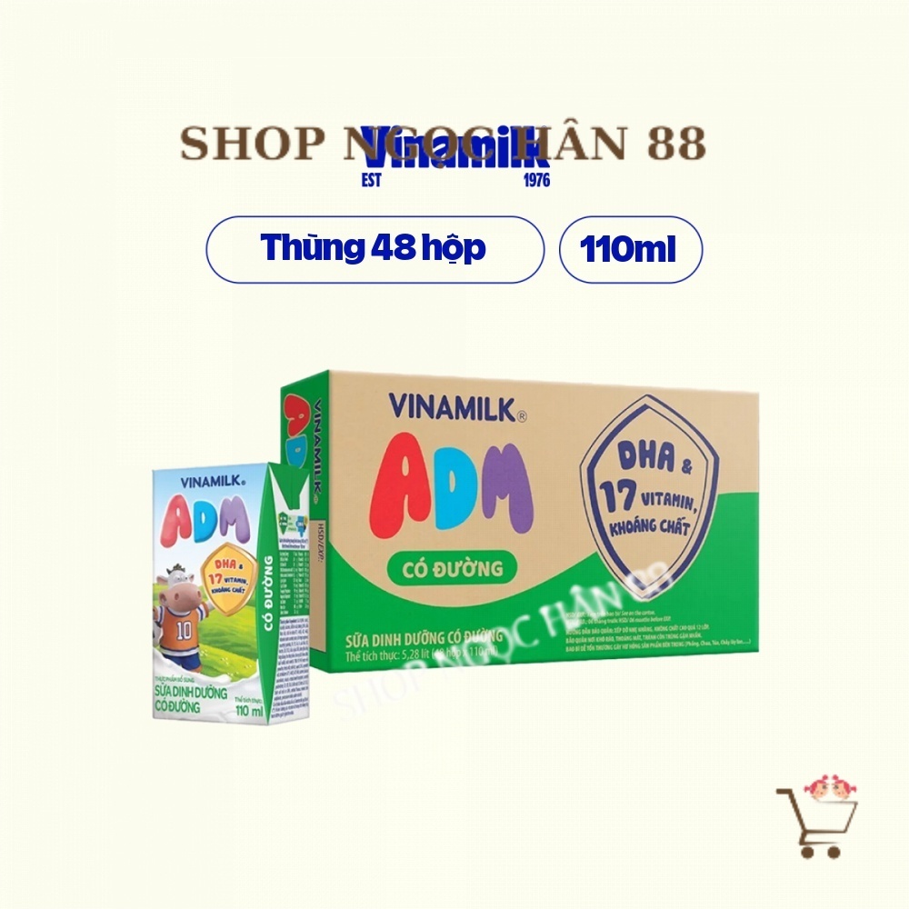 Thùng Sữa tươi ADM 110ml [Date mới nhất]