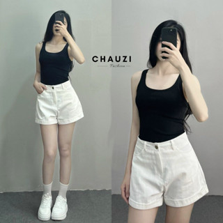 Quần Short chất KaKi Chauzi Cạp Cao BigSize thiết kế  Gập Gấu  Quần Đùi dáng chữ A Phong Cách Hàn Quốc QD253