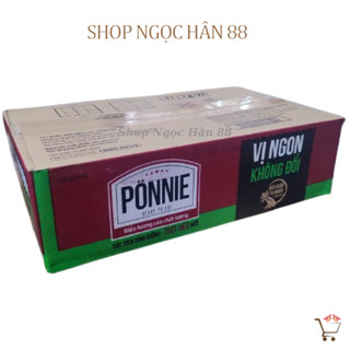 Thùng Xúc Xích Dinh Dưỡng Thịt Heo Ponnie 20 gói x 5 cây x 19gr