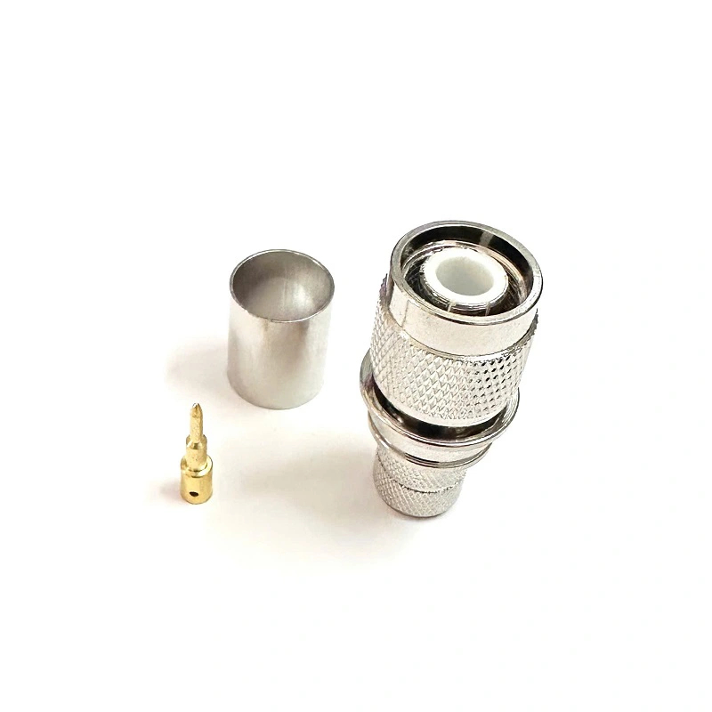 Đầu nối TNC male hàn cáp RG8, RG213, LMR400 TNC-J-7