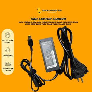 Sạc Zin Laptop Lenovo Đầu USB 3.25A 20V ThinkPad E431 E440 E450 E531 E540 E550 E555 E560 T430 T440 T440S T440P T450