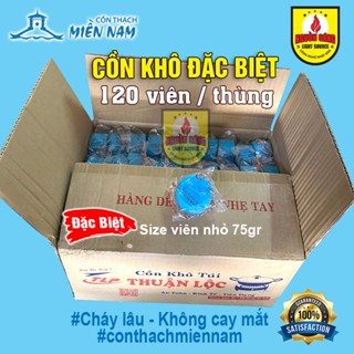Cồn Khô Đặc biệt 120 viên màu xanh 75gr. Giao HOẢ TỐC, uy tín tại TP.HCM