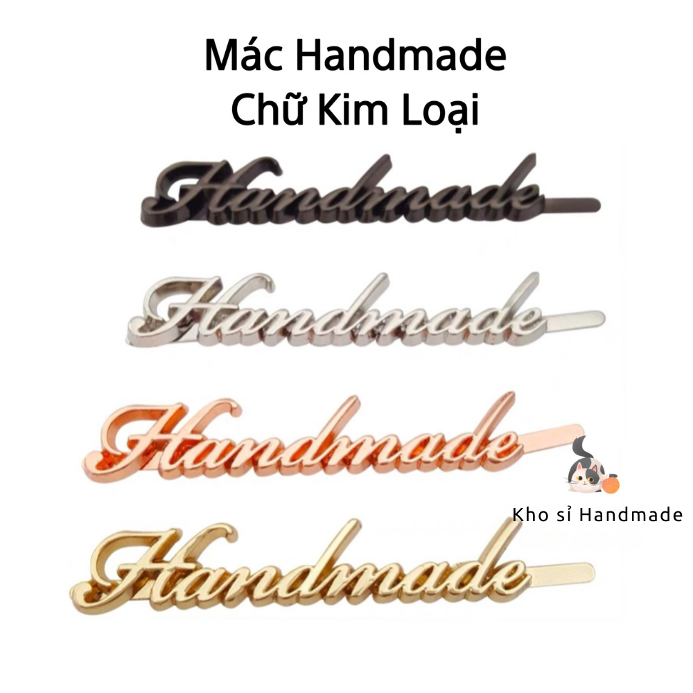 Mác Handmade Chữ Kim Loại (15K/cái)