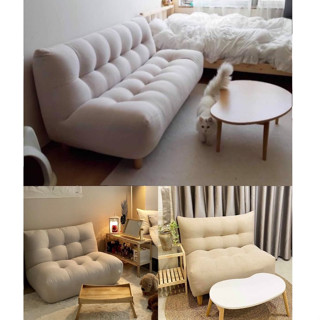 Ghế Sofa Tamy (Tami) Ghế Thư Giãn Hàn Quốc Múi Dày Và Ú Êm Ái Ghế Bọc Vải Nhung, Lông Cừu Có Nhiều Size 90cm - 1m2 - 1m4