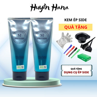 Thuốc ép Side tóc nam BRITISH M Men's Style Down Perm chuyên nghiệp chai 120gr | Huyenhana