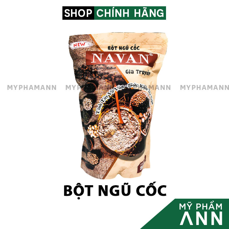 Ngũ Cốc Navan Dạng Túi Chính Hãng 800gr - Bột Ngũ Cốc Dinh Dưỡng Giúp Phục Hồi Sức Khoẻ
