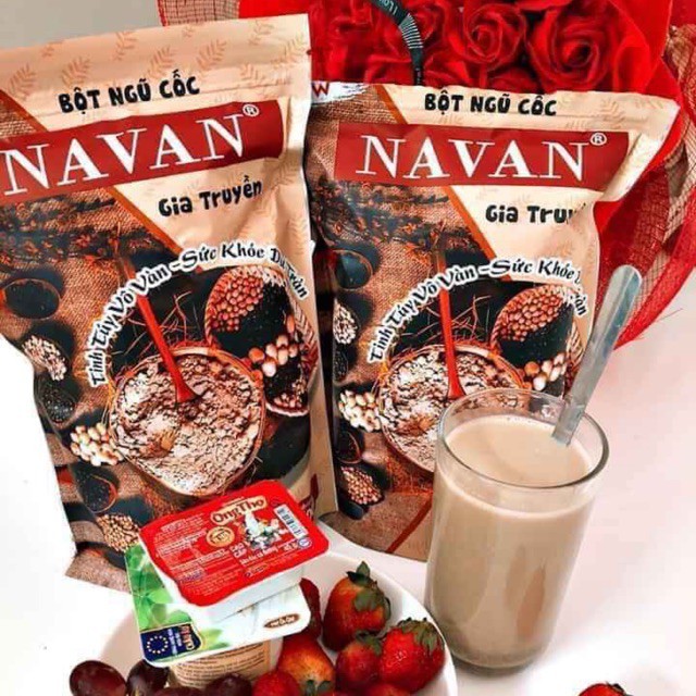 Ngũ Cốc Navan Dạng Túi Chính Hãng 800gr - Bột Ngũ Cốc Dinh Dưỡng Giúp Phục Hồi Sức Khoẻ