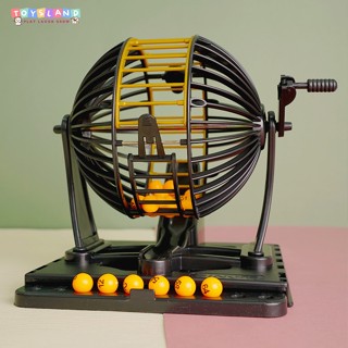 [Tết 2025] Bộ đồ chơi lồng quay lô tô Bingo kèm 90 số 24 phiếu, boardgame đồ chơi tết trẻ em