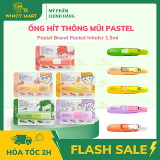 [Chuẩn Thái] Ống Hít Thông Mũi Pastel Brand Pocket Inhaler Scents Tinh Dầu Trái Cây Tươi Mát Thái Lan 1.5ml - Wincy Mart