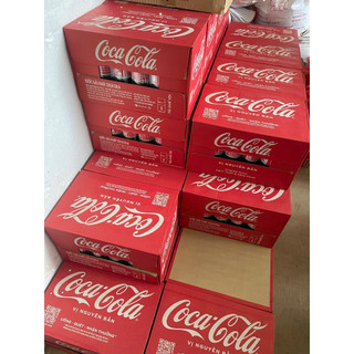   HỎA TỐC HCM  THÙNG 24 CHAI 300ML NƯỚC NGỌT GIẢI KHÁT CÓ GAS COCA-COLA  BAO BÌ THAY ĐỔI TÙY ĐỢT NHẬP HÀNG DATE XA  