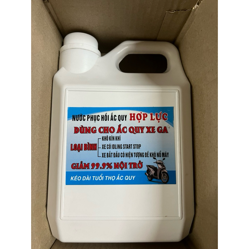 Nước phục hồi ắc quy xe Ga - Xe máy
