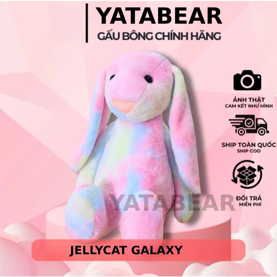 Gấu Bông Thỏ Jellycat YATABEAR Dễ Thương Thú Nhồi Bông Thỏ Cute Đồ Chơi Thú Bông Chính Hãng