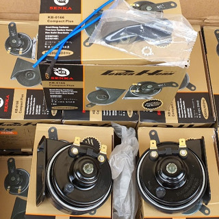 Còi sên, Còi sò, Còi ốc, Còi điện 12V,24V cho xe ô tô, xe tải ( giá bán 1 cặp 2 cái đủ phụ kiện)