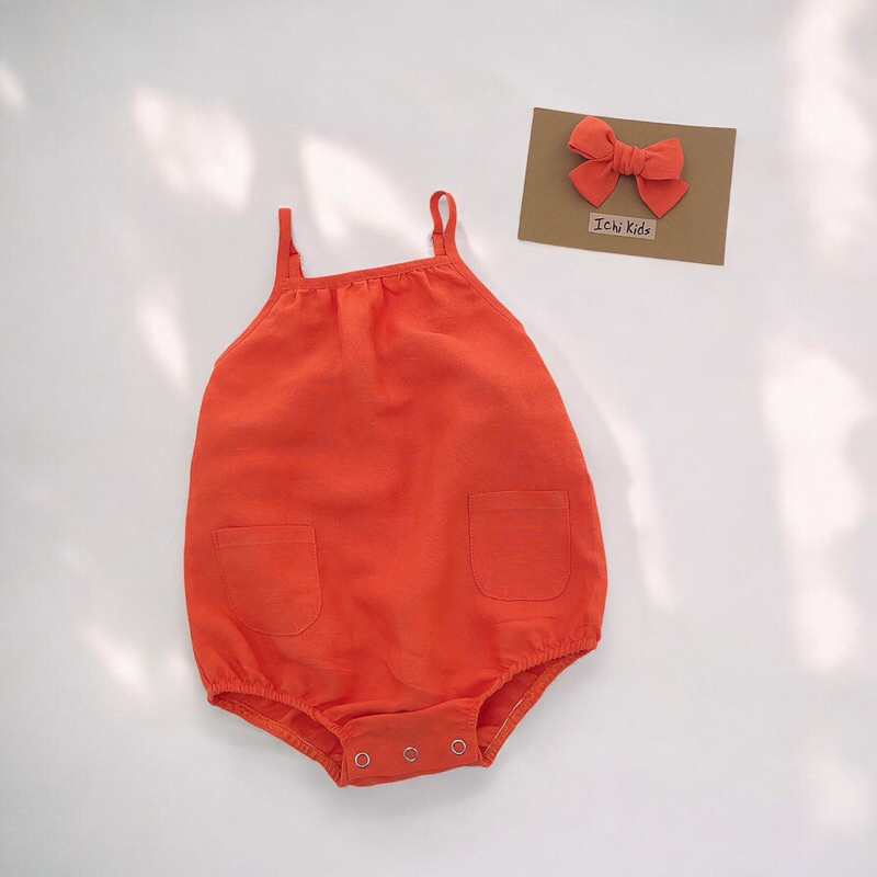 BB01 - romper kèm băng đô - bodysuit thiết kế cho bé