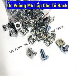 Combo 10 Bộ Ốc Vuông M6 Lắp Cho Tủ Rack