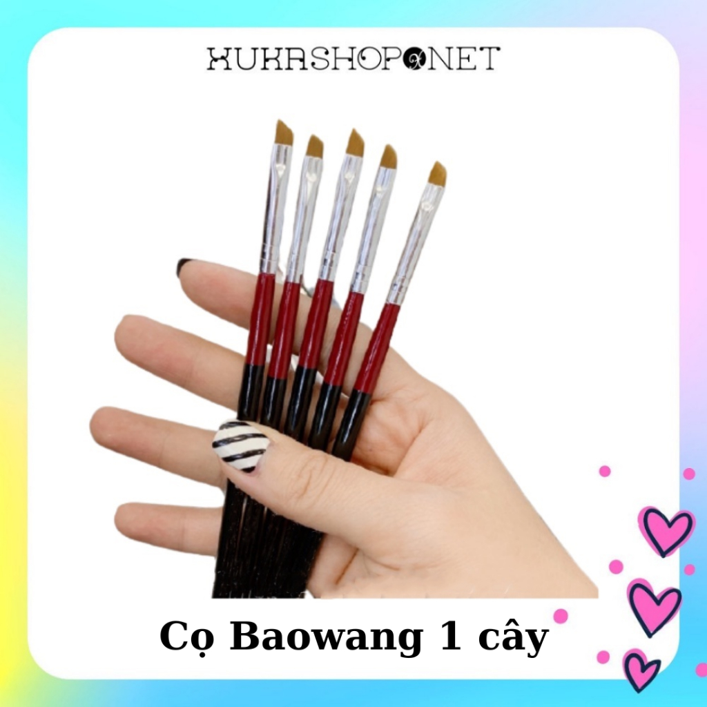 [Bán chạy] Cọ Eyeliner Baowang kẻ nét siêu mỏng số 1 cây