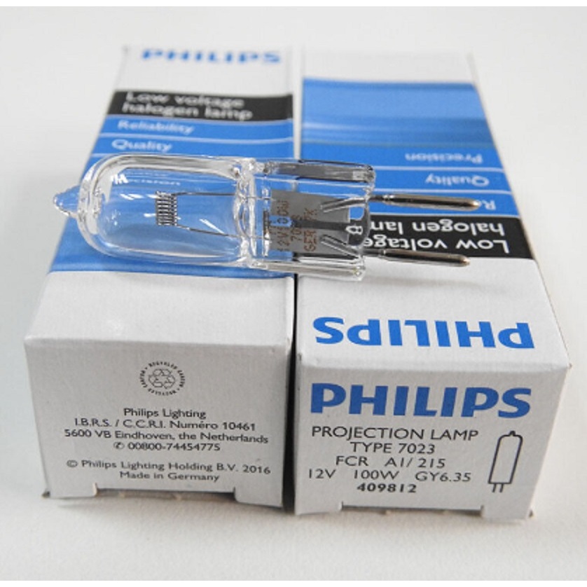 Bóng halogen 12V 100W Philips 7023 cho kính hiển vi