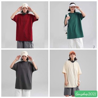 ÁO THUN TRƠN UNISEX NAM NỮ TONE MÀU HOTTREND 2024 OVERSIZE<75KG AT0201