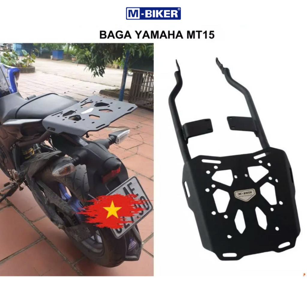Baga MT15, Cảng sau gắn thùng MT15, Baga sau dành cho Yamaha MT15 chính hãng MBIKER