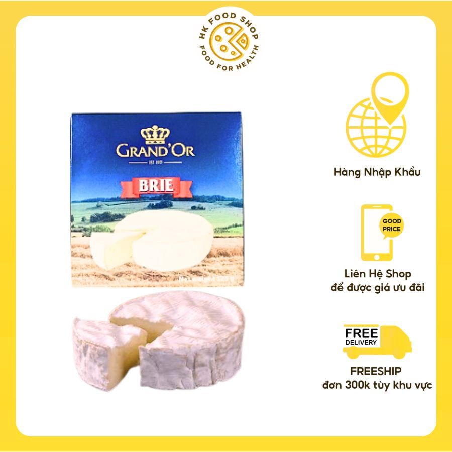 Unilac Grand'or phô mai brie 125gr ( date 04/03/2027 )