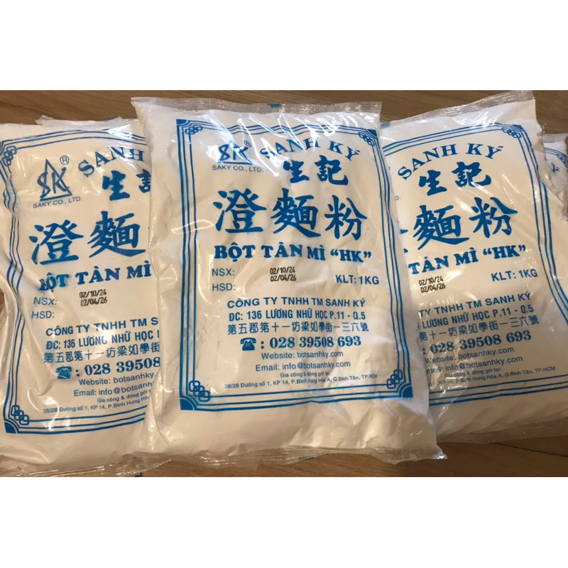 (shop tạm nghỉ từ ngày 12, 25/11 bán lại ạ) 10kg Bột TÀN MÌ Sanh Ký_Chính Hãng tận gốc 100%