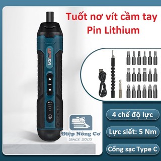 [Tua vít điện LongSA] máy vặn tuốc nơ không dây, dùng pin Lithium 3.6v khoan tuốt cầm tay mini