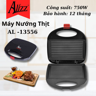 Máy Nướng Bánh Mì Sandwich Máy Ép Bánh Mì ALIZZ AL13653 Chống Dính An Toàn Bảo Hành 12 Tháng