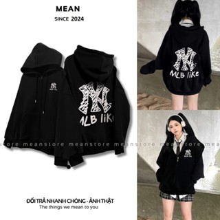 Áo Khoác Hoodie Nam Nữ Meanstore Hoodie Zip Nỉ Lót Lông, Bông Dày Form Rộng Màu Đen, Xám Local Brand (có túi trong)