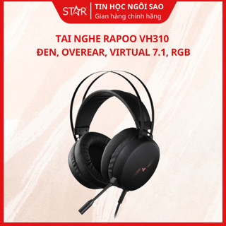 Tai Nghe Rapoo VH310 | Đen, OverEar, Virtual 7.1, RGB - Bảo hành 24 tháng