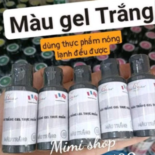Màu gel trắng unicorn 28g- màu trắng thực phẩm