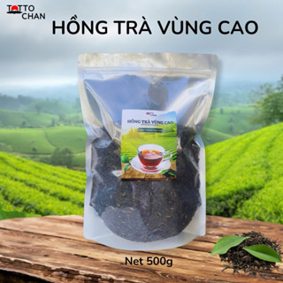 Hồng trà vùng cao Totto Chan gói 500gr dùng pha trà sữa truyền thống và trà trái cây, đậm vị, màu cực đẹp, kèm công thức