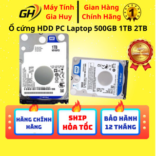 Ổ Cứng HDD PC Case, Laptop 500GB 1TB 2TB 3.5 Inch, 2.5 Inch SATA III Sức Khỏe 100%