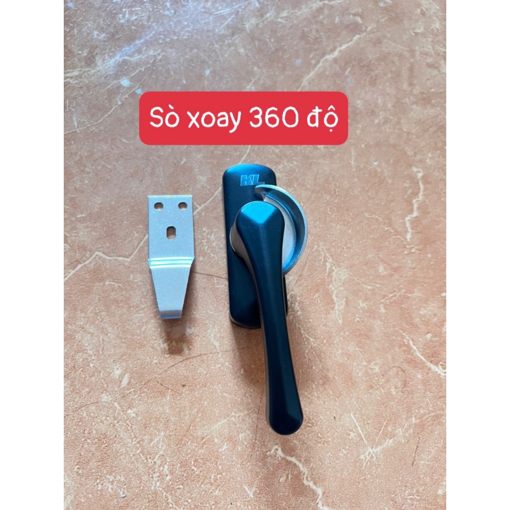 khóa sò (khóa bán nguyệt) dùng cho cửa sổ lùa (cửa trượt)