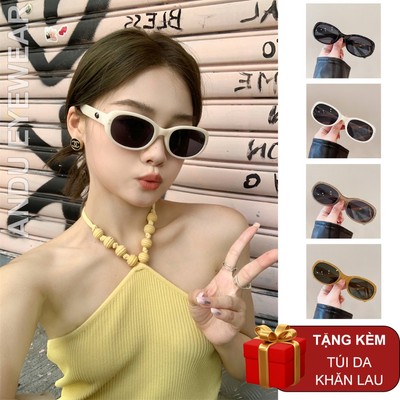 Kính râm mát thời trang nam nữ AnDueyewear chống UV400 dáng oval chất liệu nhựa - 73668