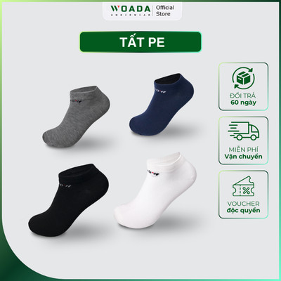 Vớ Trơn Đơn Sắc Chất Liệu PE Mềm Mại Thương Hiệu Woada LK201