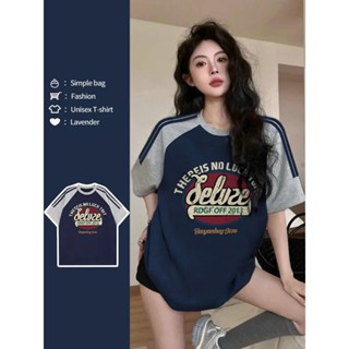 Áo thun RAGLAN form rộng tay lỡ nam nữ SAM CLO dáng Unisex - áo cặp, áo lớp phối sọc tay in chữ selvze rdgf of 2013