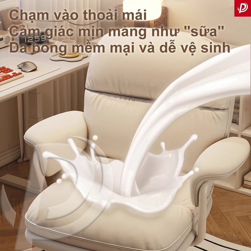 【Nâng Cấp】Ghế Xoay Văn Phòng Ghế dài tại nhà Công thái học Da Pu Cao  Cấp Đệm Êm Điều Chỉnh Độ Cao | BigBuy360 - bigbuy360.vn