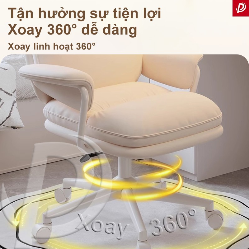 【Nâng Cấp】Ghế Xoay Văn Phòng Ghế dài tại nhà Công thái học Da Pu Cao  Cấp Đệm Êm Điều Chỉnh Độ Cao | BigBuy360 - bigbuy360.vn