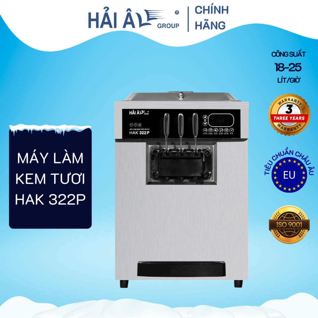 Máy Làm Kem Tươi Hải Âu HAK 322P (Premium)