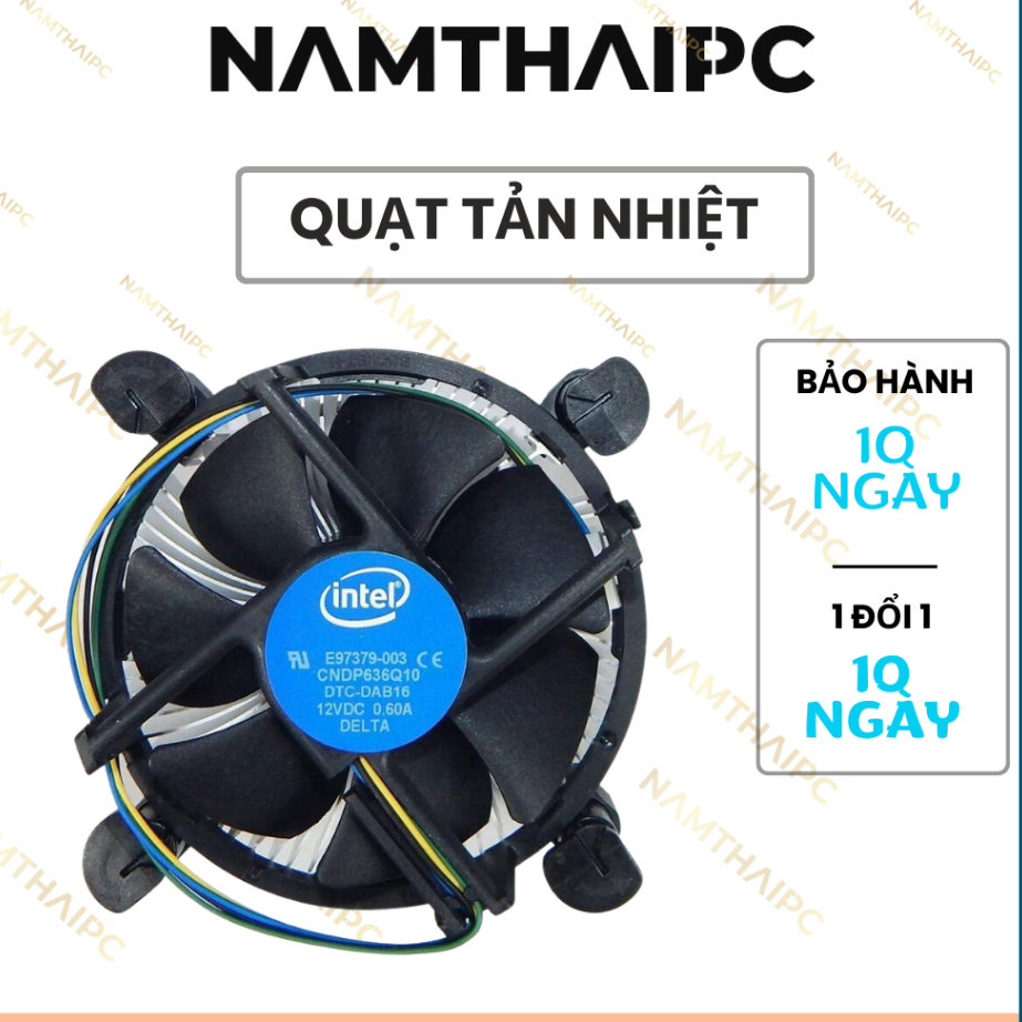 Quạt tản nhiệt CPU Intel Socket 775 & 1155, new