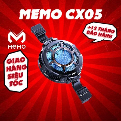Quạt tản nhiệt gaming cho ipad Memo CX05 chơi game Liên Quân PUBG chống ồn làm việc văn phòng led RG