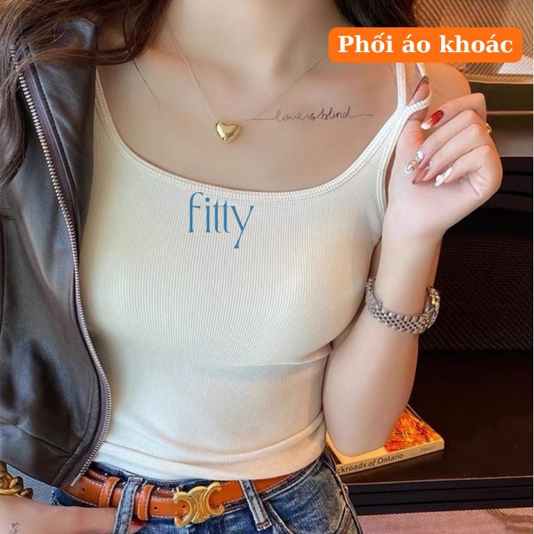 Áo 2 Dây Nữ Quyến Rũ Dễ Thương Fitty, Áo Hai Dây Freesize Phối Áo Vest Hàn Quốc, Khoác Ngoài Đi Chơi Cafe S6 | BigBuy360 - bigbuy360.vn