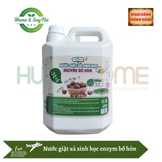  Nước giặt xả sinh học enzym bồ hòn Hunahome can 5l 