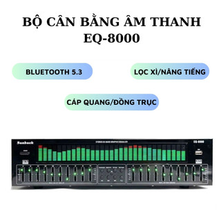  Lọc xì Equalizer Bộ cân bằng âm thanh Sunbuck EQ-8000 Lọc Tiếng Âm Thanh Chuyên Nghiệp,tiếng cực hay chống hú 