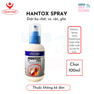 Hantox Spray - Dung Dịch Xịt Diệt Ve, Bọ Chét, Ruồi, Muỗi